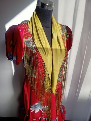 Traje flamenca estampado