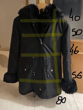 Parka/Abrigo con polar dentro y capucha