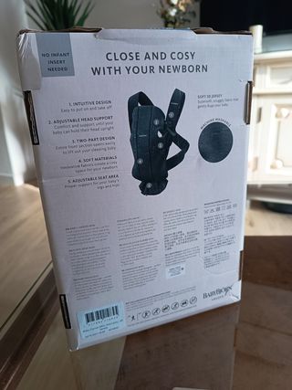 Mochila portabebés gris de Babybjorn