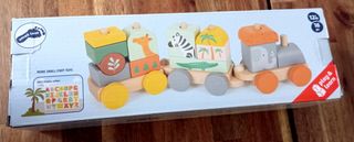 Tren de madera safari