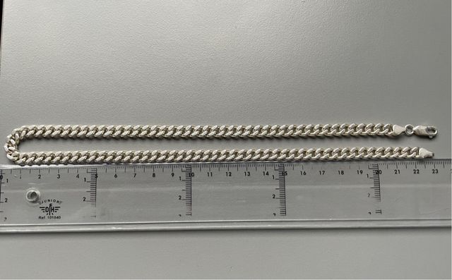 CADENA DE PLATA BARBADA