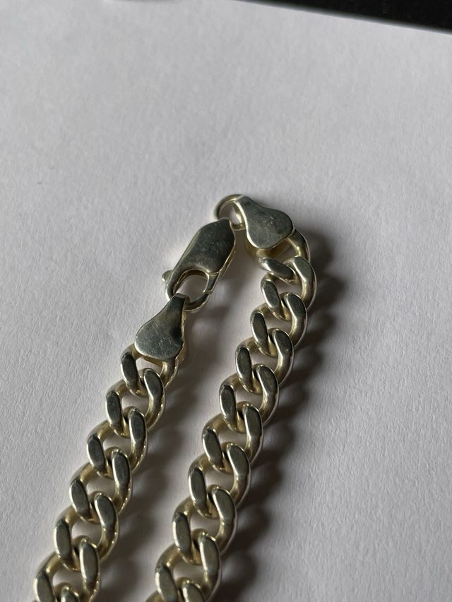 CADENA DE PLATA BARBADA