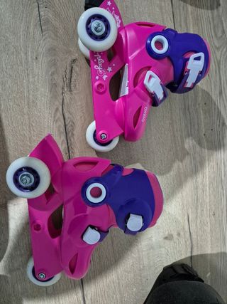 Juego de patines,protecciones y casco