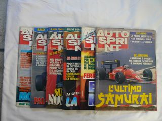 6 riviste AUTOSPRINT (1987-1988-1989-1990)
