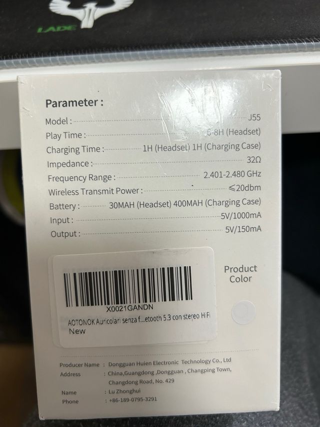 Auriculares inalambricos bluetooth nuevos