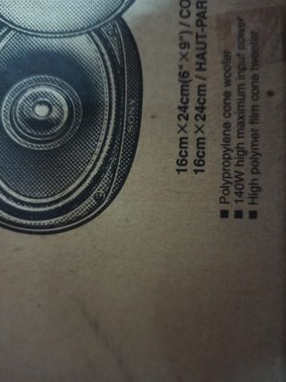 ALTAVOCES COCHE SONY XS-692F VINTAGE