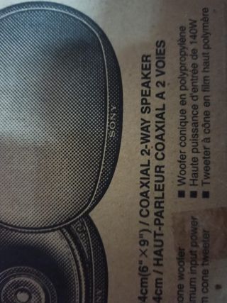 ALTAVOCES COCHE SONY XS-692F VINTAGE