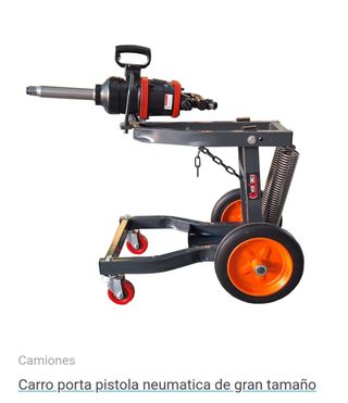 Carro porta pistola neumatica de gran tamaño