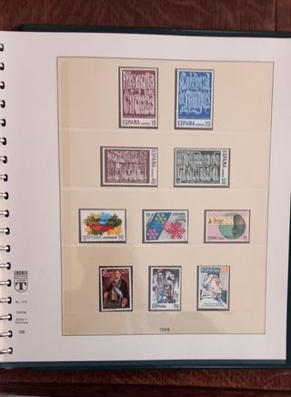 Colección de sellos de España