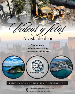 Servicios profesionales con dron