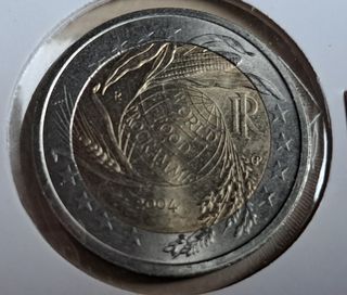 Moneda Conmemorativa Italia 2004
