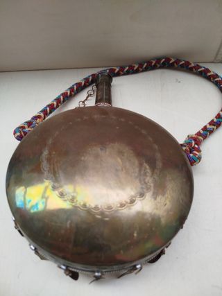 Recipiente vintage arte africano