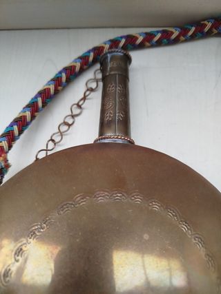 Recipiente vintage arte africano