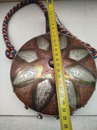 Recipiente vintage arte africano