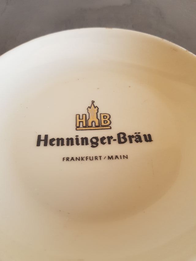 Birra Henninger Brau Frankfurt Main Posacenere