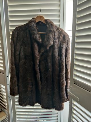 Chaquetón de pelo de astracan