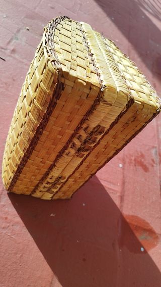 Bolso mimbre vintage