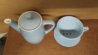 Cafetera inglesa vintage - Melitta - Porcelana