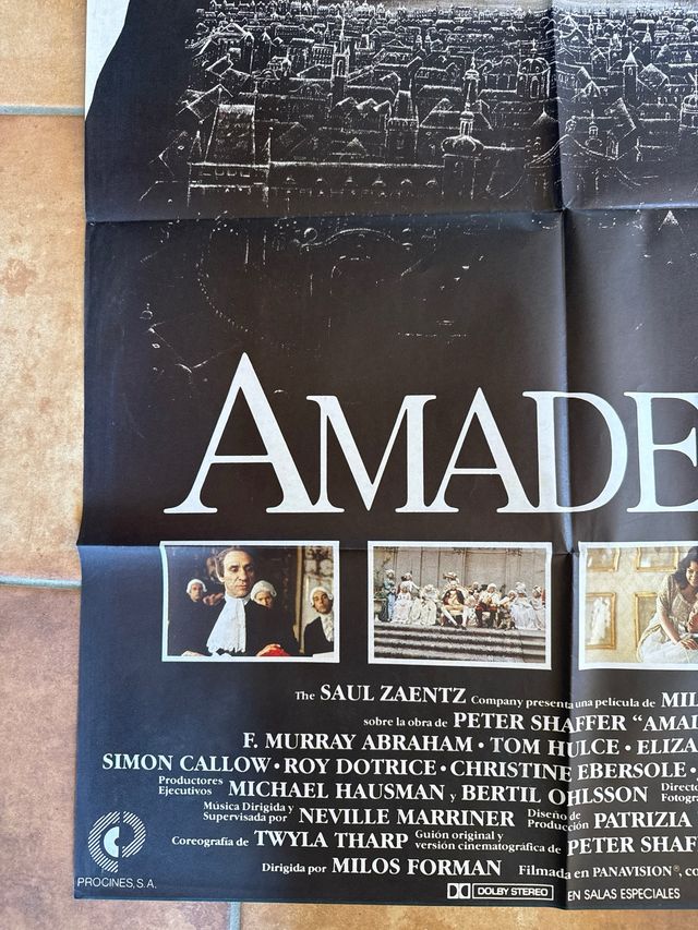 AMADEUS POSTER ORIGINAL