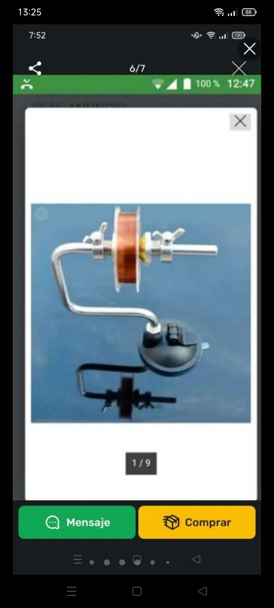 Bobinadora sedal llenado carretes pesca.