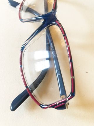 131 - Divina occhiali vintage 80 donna geometrici