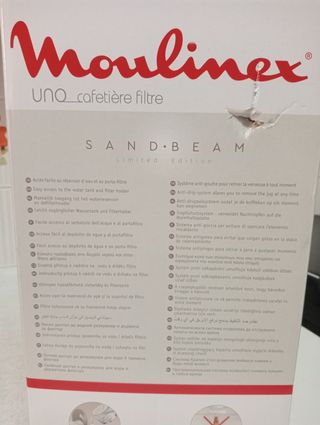 Cafetera Moulinex UNO SandBeam Edición limitada