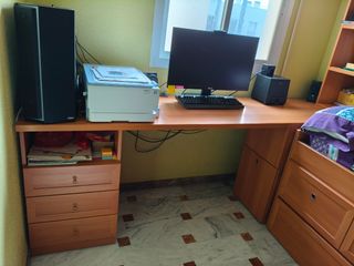 Dormitorio juvenil cama nido