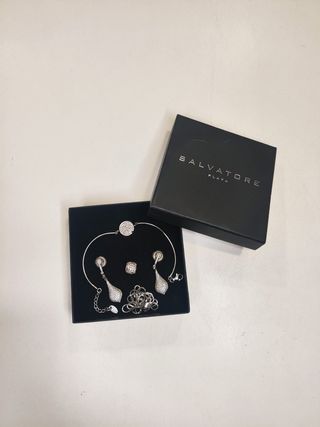 Conjunto Pendientes, Colgante y Pulsera Salvatore