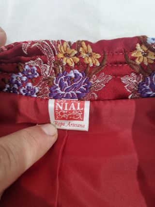 Chaleco de fallero rojo T.60