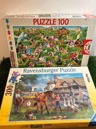2 puzzles antigos completos