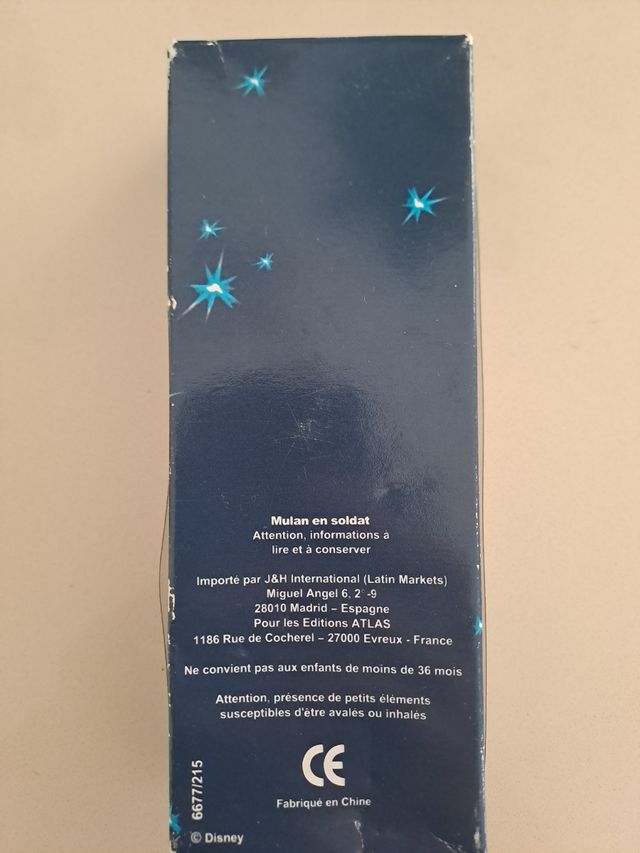 Muñeca porcelana de disney mulan