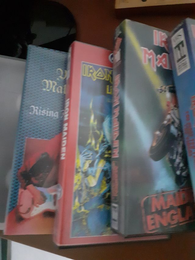 Cintas de vídeo VHS no original están grabadas