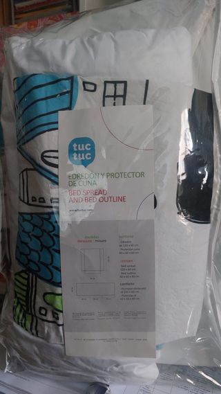 Edredón y protector de cuna Tuc Tuc