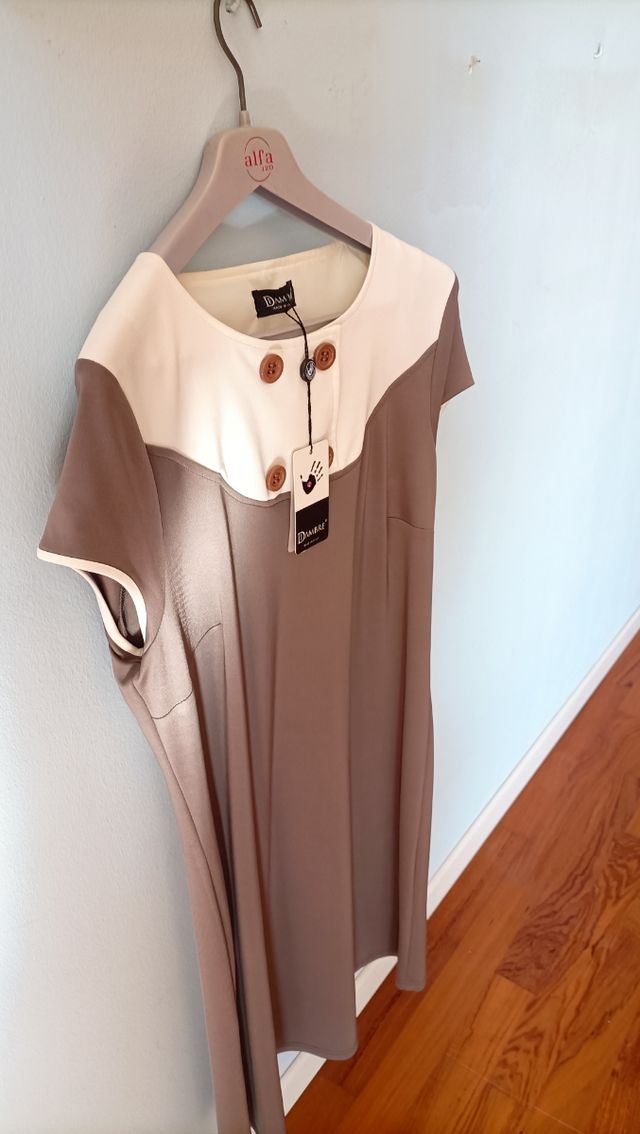 Abito estivo  bicolore linea snellente