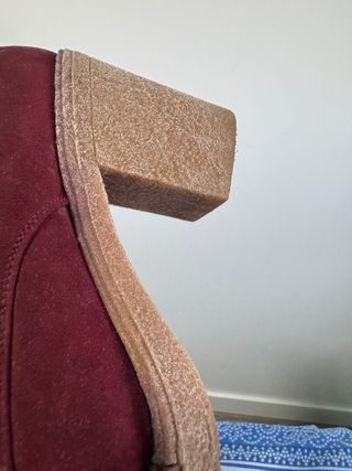 Botines de piel y suela de tocino. Numero 37.