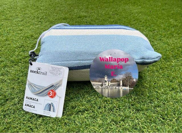 Lettino da giardino con amaca da appendere