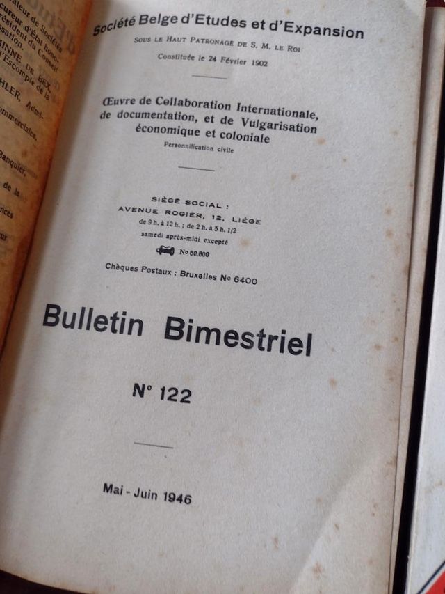 Société Belge D ́Etudes & D ́Expansin 1946-51- 4