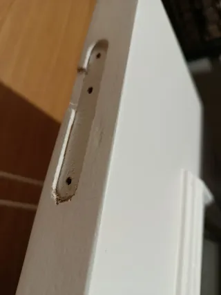 Puerta lacada en blanco