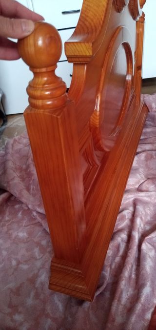 Cama de pino de 90 con somier