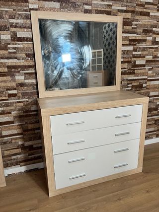 ¡¡NUEVO!! COMODA 4 CAJONES + ESPEJO