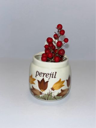 Lote cerámica vintage para cocina. Tres piezas