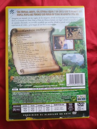 PETER PAN. La gran aventura. Dvd