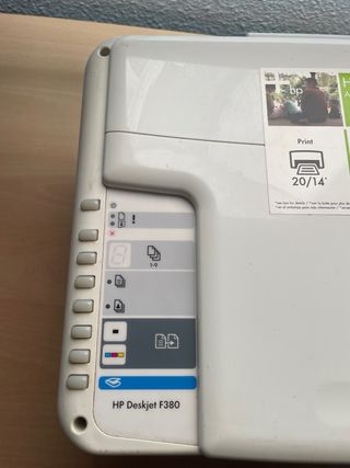 Fotocopiadora hp deskjet F380