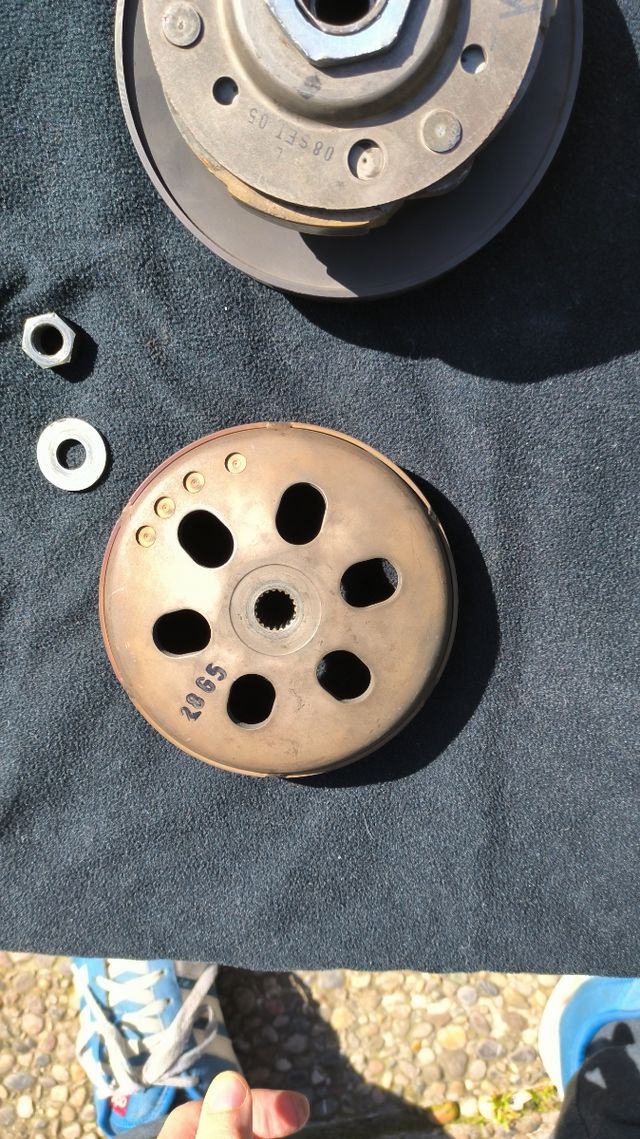 Embrague y variador original para Honda Shi 125