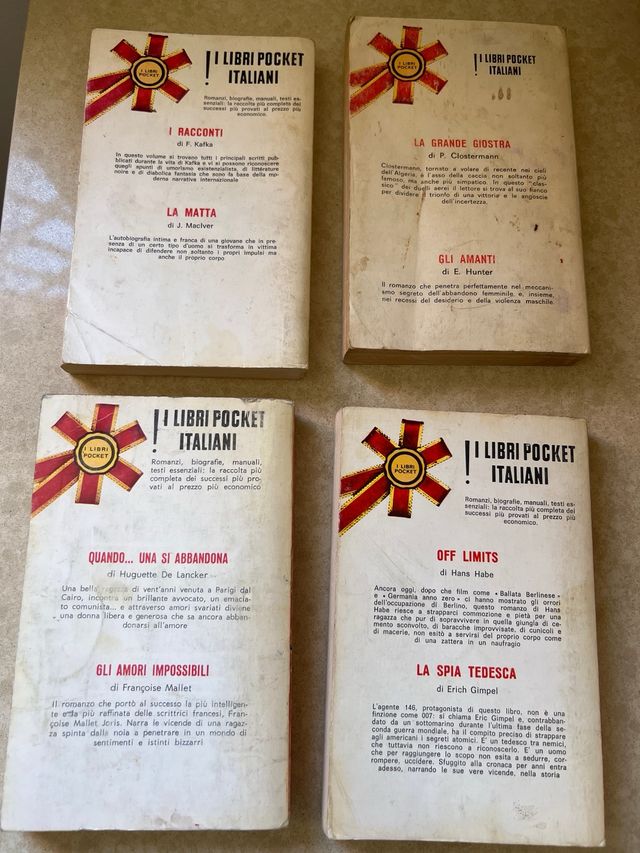 4 romanzi grandi successi edizioni tascabili