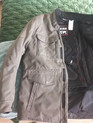 Cazadora moto hombre