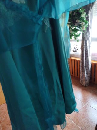 Vestido ceremonia turquesa