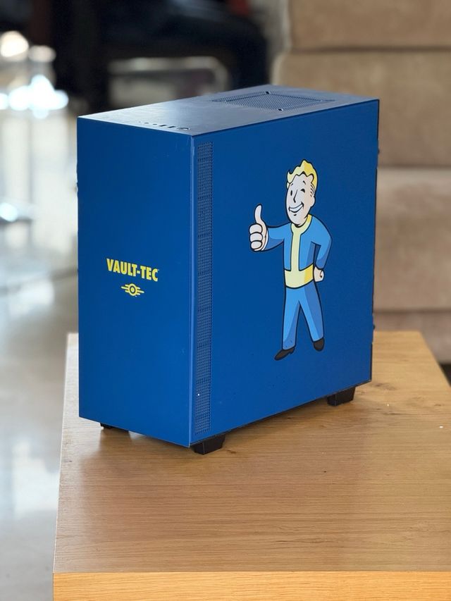 Caja torre pc nzxt H500 Vault Boy edición limitada