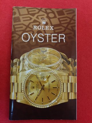 CATALOGO ROLEX OYSTER NECESITO UN RELOJ. 