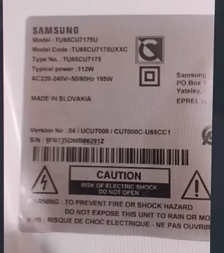 Placa Principal Samsung TU65CU7175U